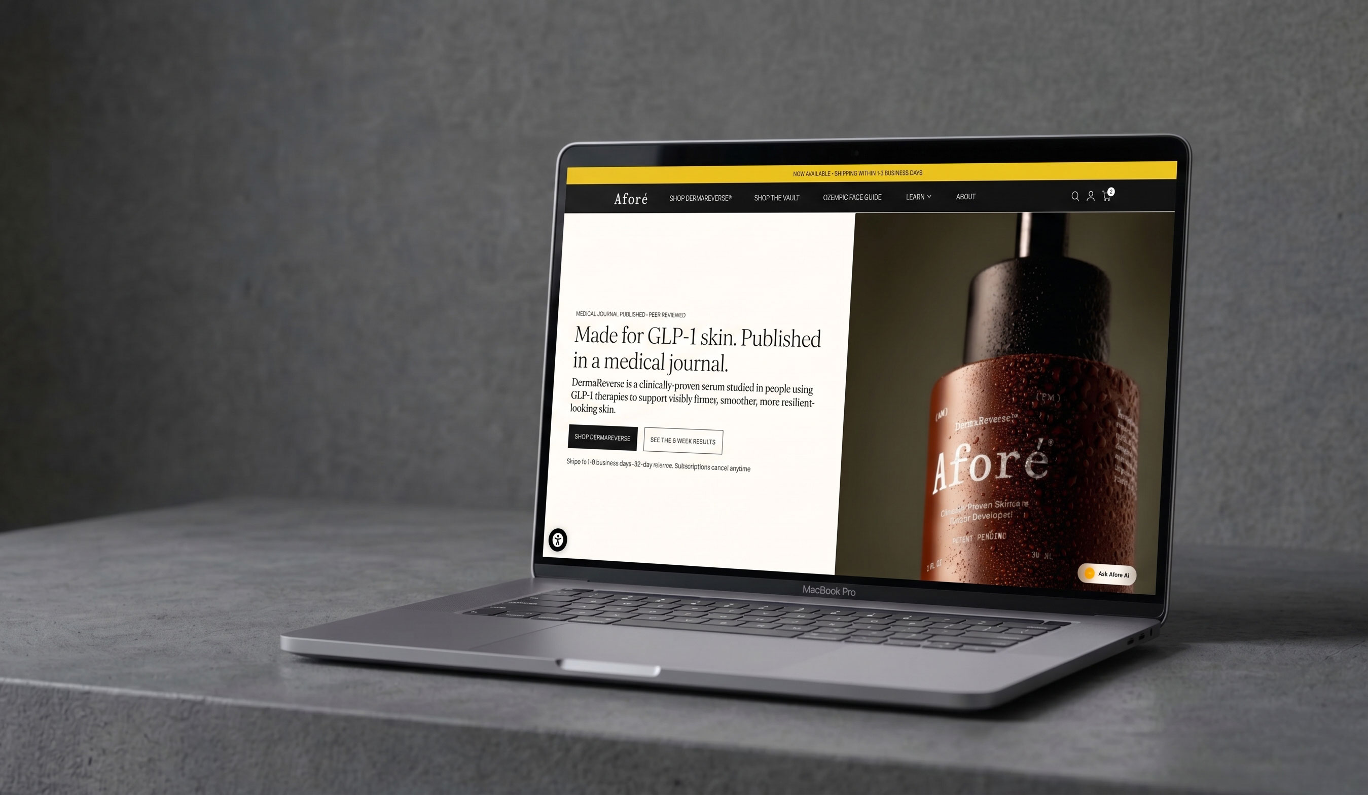 Aforé Beauty DermaReverse serum