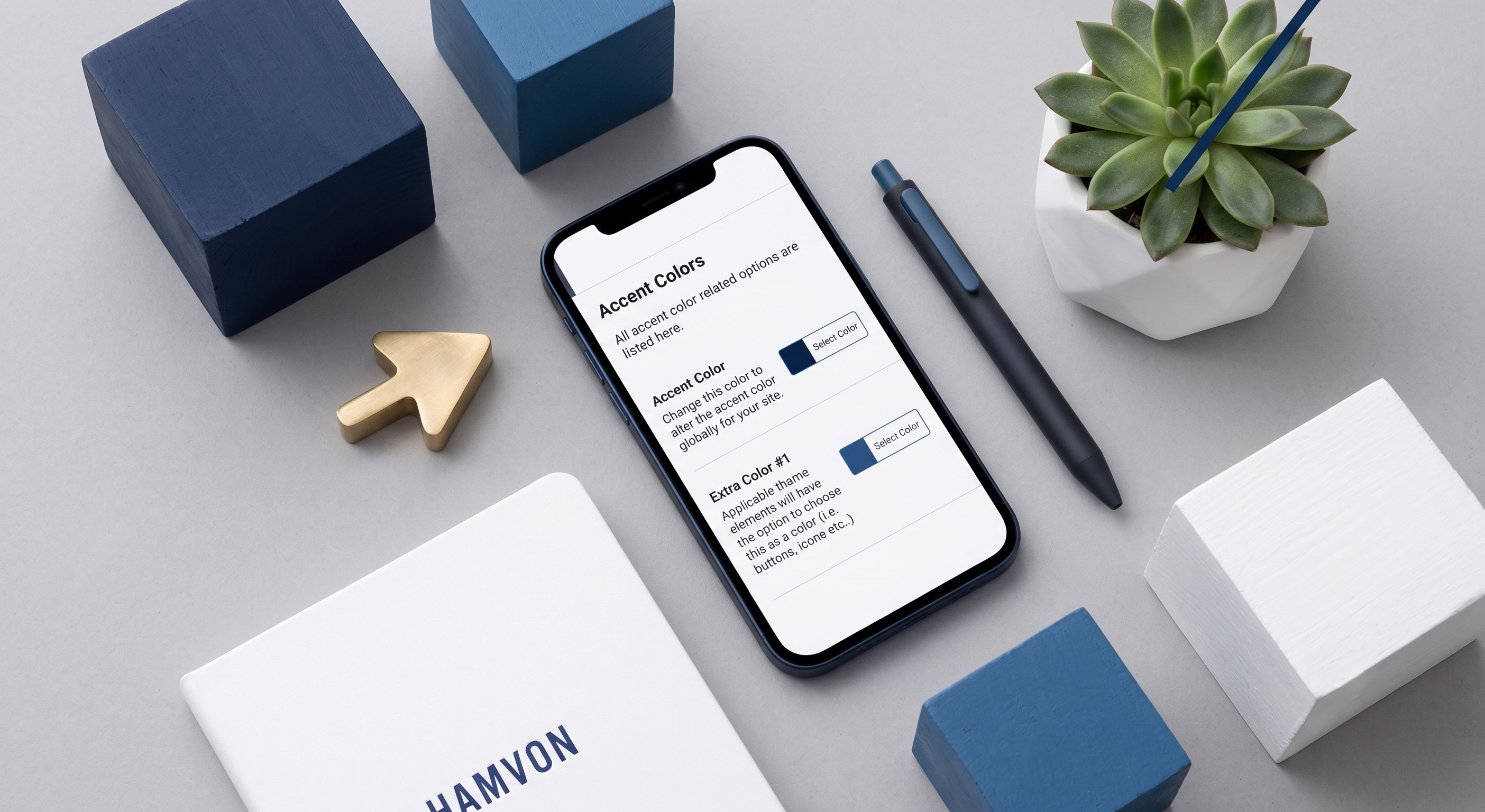 Brand Colors — Accent Color Settings