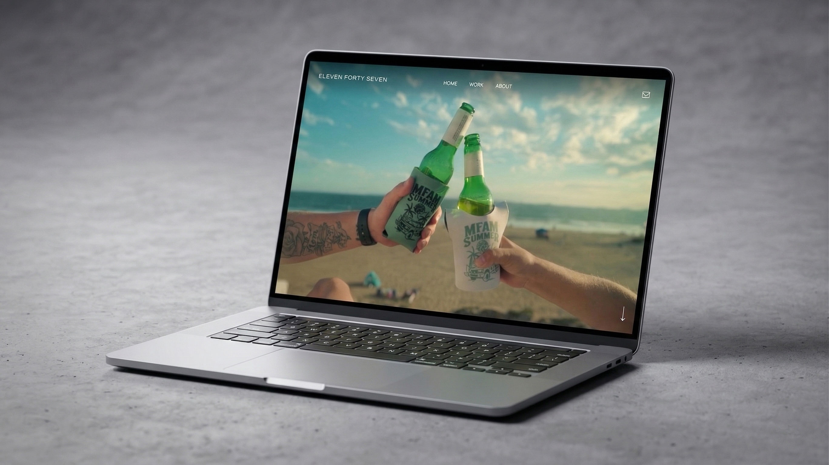 Eleven Forty Seven — MacBook mockup