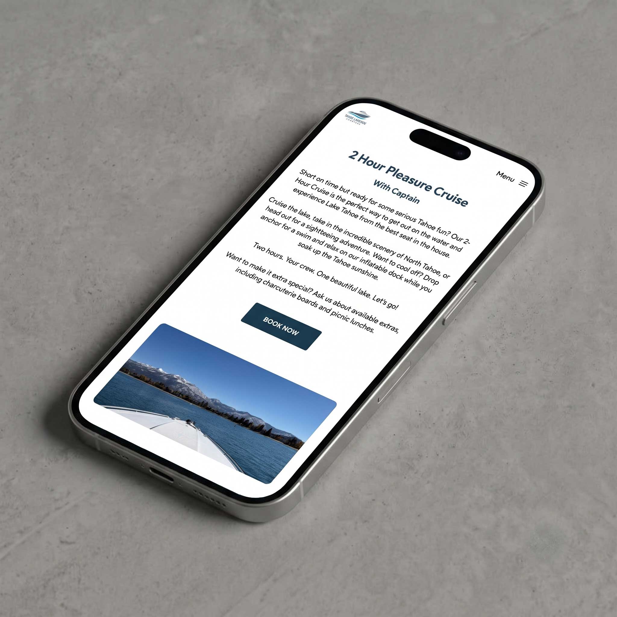 Mobile - 2 Hour Pleasure Cruise Package Page